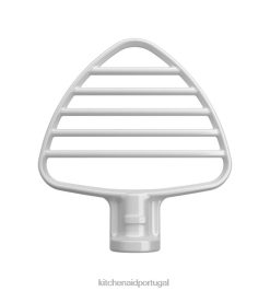 anexos e acessórios ponto KitchenAid batedor de massa para misturadores de cabeça inclinada branco H0XB4109