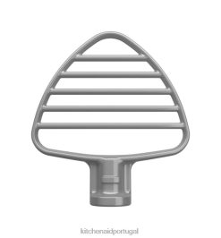 anexos e acessórios ponto KitchenAid batedor de massa para misturadores de cabeça inclinada prata H0XB4108