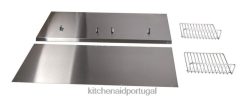 anexos e acessórios ponto KitchenAid proteção traseira com prateleira - aço inoxidável 36" outro H0XB4205
