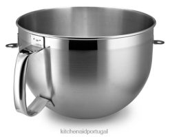anexos e acessórios ponto KitchenAid Tigela com faixas para batedeira com elevador de tigela (adequada para o modelo kp26n9x) outro H0XB4130