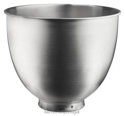 anexos e acessórios ponto KitchenAid Tigela de aço inoxidável escovado de 3,5 litros outro H0XB4137