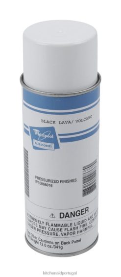 anexos e acessórios ponto KitchenAid tinta spray para retoque de eletrodomésticos lava negra H0XB4191