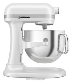 eletrodomésticos ponto KitchenAid Batedeira com elevação de tigela de 7 quartos com pontos de contato premium redesenhados branco H0XB417