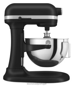 eletrodomésticos ponto KitchenAid Batedeira com elevador de tigela de 5,5 litros preto fosco H0XB41