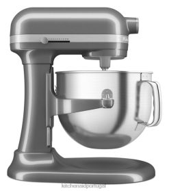 eletrodomésticos ponto KitchenAid Batedeira com elevador de tigela de 7 litros medalhão de prata H0XB492