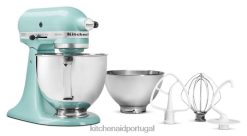 eletrodomésticos ponto KitchenAid Batedeira de cabeça inclinada de 5 quartos série artesão de valor com tigela adicional de 3 quartos céu aquático H0XB499