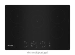 eletrodomésticos ponto KitchenAid Cooktop de indução com sensor de 5 elementos de 30 polegadas aço inoxidável H0XB4167