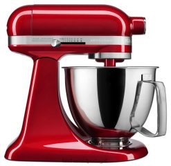 eletrodomésticos ponto KitchenAid Mini batedeira artesanal com cabeça inclinada de 3,5 litros maçã doce vermelha H0XB475