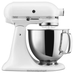 eletrodomésticos ponto KitchenAid Misturador de mesa com cabeça inclinada de 5 litros da série artesanal branco fosco H0XB445
