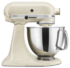 eletrodomésticos ponto KitchenAid Misturador de mesa com cabeça inclinada de 5 litros da série artesanal creme de amêndoa H0XB462