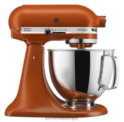 eletrodomésticos ponto KitchenAid Misturador de mesa com cabeça inclinada de 5 litros da série artesanal laranja queimada H0XB454