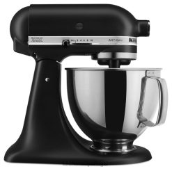 eletrodomésticos ponto KitchenAid Misturador de mesa com cabeça inclinada de 5 litros da série artesanal preto fosco H0XB442