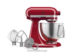 eletrodomésticos ponto KitchenAid Misturador de mesa com cabeça inclinada de 5 quartos da série artesanal com pontos de contato premium paixão vermelha H0XB422
